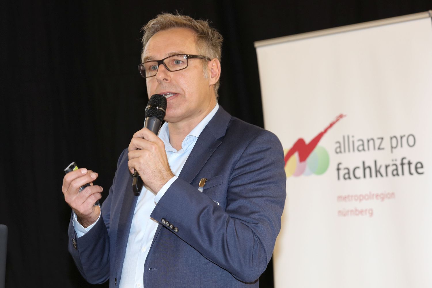 Stefan Wacker bei der Jahreskonferenz Allianz pro Fachkräfte 2016